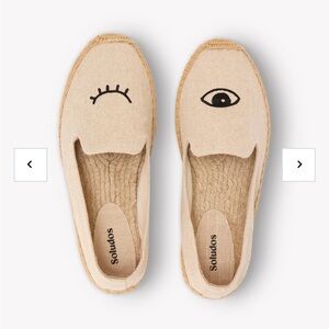 Soludos espadrille smoking slipper natural fiber wink style